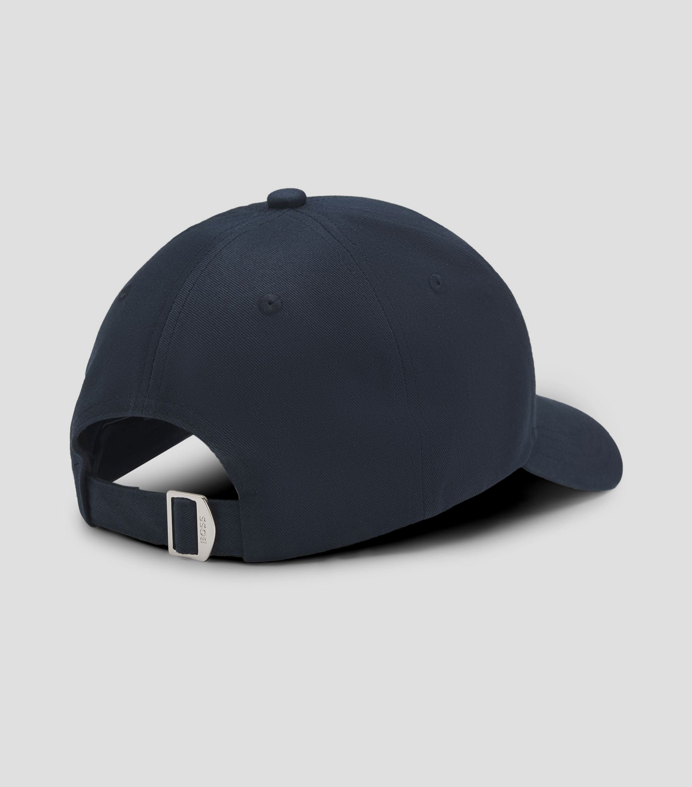Gorra de sarga de algodón con logo bordado Hombre